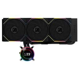 LIAN-LI Система водяного охлаждения HydroShift II LCD-C 360TL ARGB Soc-AM5/AM4/1700/1851 черный 4-pin 33dB Al+Cu LCD Ret (G89.GHS2LCD36TB.R0)