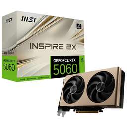 MSI Видеокарта RTX5060 INSPIRE 2X 8GB GDDR7 128bit 3xDP HDMI 2FAN RTL