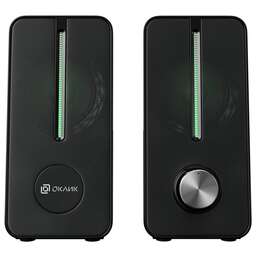 OKLICK Колонки Оклик OK-120U 2.0 черный 6Вт