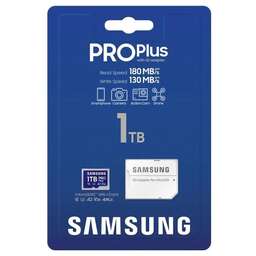SAMSUNG Флеш карта microSDXC 1TB MB-MD1T0SA Pro PLUS V30 A2 + adapter