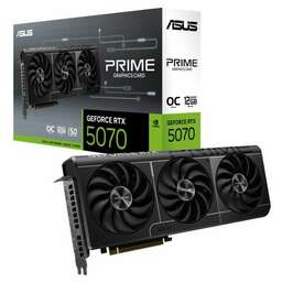 ASUS Видеокарта PCI-E nVidia GeForce RTX 5070 12G PRIME OC EDITION (12Gb, GDDR7, 192 bit, DP+HDMI, RTL) (PRIME-RTX5070-O12G)