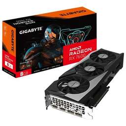 GIGABYTE Видеокарта AMD Radeon RX 7600 GV-R76GAMING OC-8GD 8ГБ Gaming, GDDR6, OC, Ret