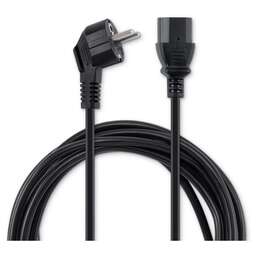 BURO Кабель BU-PCAB-5M-16A IEC C13 Евровилка угловой 5м