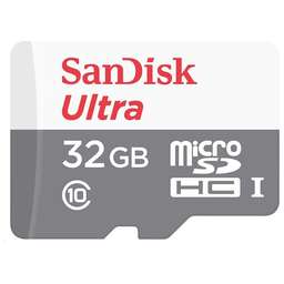 SANDISK 32GB MicroSDHC Ultra Class10 UHS-I U1 100MB/s (SDSQUNR-032G-GN3MN)