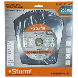 STURM! Диск пильный Sturm 9020-255-32-60T