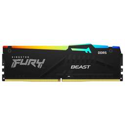 KINGSTON Модуль памяти 8GB DDR5 6000 DIMM FURY Beast Black RGB EXPO Non-ECC, 1RX16 36-38-38 1.35V 288-pin 16Gbit