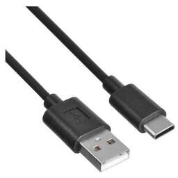 KINGPRICE Кабель KP-USBAC-3A-2m, USB Type-C (m) - USB (m), 2м, 3A, черный