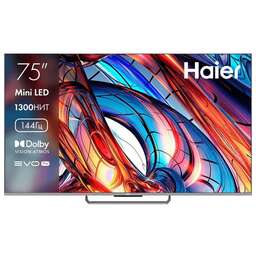 HAIER 75" Телевизор 75 Mini LED HQLED, 4K Ultra HD, серебристый, СМАРТ ТВ, Android TV