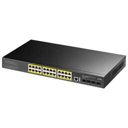 CUDY Коммутатор GS5024PS4-400W (L3) 24x1Гбит/с 4SFP+ 24PoE+ 400W управляемый