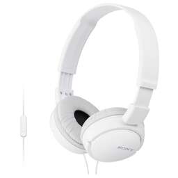 SONY Наушники полноразмерные проводные MDR-ZX110AP, белый