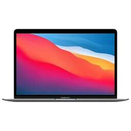 APPLE Ноутбук MacBook Air A2337 13.3", IPS, M1 8 core 3.2ГГц, 8-ядерный, 8ГБ 256ГБ SSD, Mac OS, серый космос [mgn63zp/a]