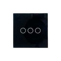 Sibling 3 клавиши Powerlight-WS3B черный с нулем