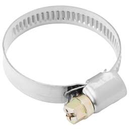 СИБРТЕХ Хомуты нержавеющая сталь, Стандартное болтовое крепление 25-40 мм, 50 штук в упаковке, ширина 9 мм 47581