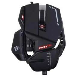 MAD CATZ Мышь проводная R.A.T.6+, игровая, оптическая, USB, 12000dpi, черный [mr04dcinbl000-0]