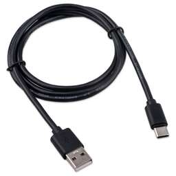 CABLEXPERT (13034) CCP-USB2-AMCM-1M, AM/Type-C, 3А, 36Вт, QC3.0, медь, двойн.экран, Pro, 1м, черный, пакет
