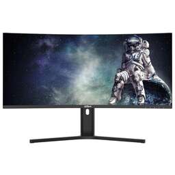DAHUA Монитор 34" DHI-LM34-E330CA черный VA LED 21:9 HDMI матовая HAS Piv 3500:1 300cd 178гр/178гр 3440x1440 200Hz DP Quad 2K (1440p) 7.3кг
