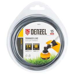 DENZEL Леска для садовых триммеров Aluflex d=2.4мм L=15м (96834)