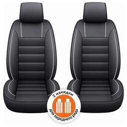SENATOR Накидки каркасные на сиденье STARK, комплект 2шт /черный/