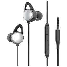 PERO Наушники EP03, 3.5 мм, внутриканальные, черный [ep03bl]