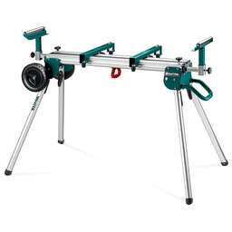 KRAFTOOL MSA-1200 U, (1120-2650)х765х970 мм, алюминиевый мобильный стол для торцовочных пил с ручкой и колесами (38782-2)