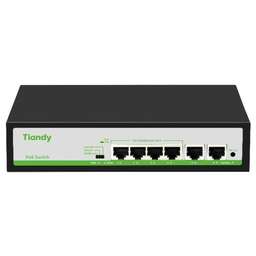 TIANDY Коммутатор TC-P3S06 F/0420/AT/55/V2.0 (L2) 6x100Мбит/с 4PoE 55W неуправляемый