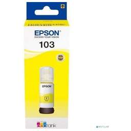 EPSON C13T00S44A Контейнер 103 с желтыми чернилами для L1110/L3100/3101/3110/3150/3151, 65 мл.
