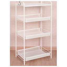 ЗМИ Этажерка "Ладья 34С" (LADYA 34С storage rack), белый Э558 Б