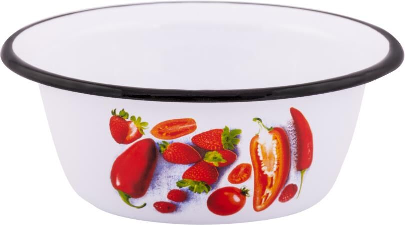 Миска Appetite 1с5с Паприка эмал 0,8л