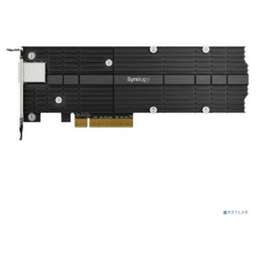 Synology E10M20-T1 Сетевая карта, 10GB, RJ-45, PCIe 3.0x8, PCIe NVMe 22110/2280, M-key, 2 слота