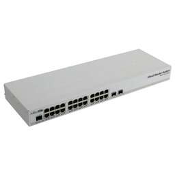 MIKROTIK Маршрутизатор 24PORT 1000M CRS326-24G-2S+RM