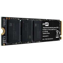 PC PET SSD накопитель PCPS001T3 1ТБ, M.2 2280, PCIe 3.0 x4, NVMe, M.2, oem