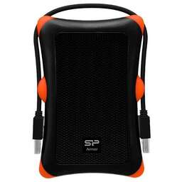 SILICON POWER Внешний диск HDD Armor A30 SP020TBPHDA30S3A, 2ТБ, черный