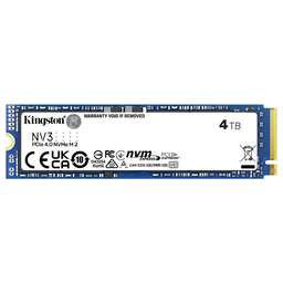 KINGSTON Накопитель SSD PCIe 4.0 x4 4TB SNV3S/4000G NV3 M.2 2280
