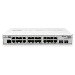 MIKROTIK Маршрутизатор 24PORT 1000M CRS326-24G-2S+IN