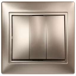 SMARTBUY (SBE-01c-10-SW3-0) Венера, 3-клавишный,шампань