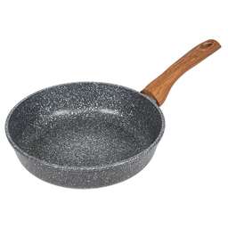 РОССИЯ Сковорода 240/65мм Гармония МРАМОР пласт/руч. без кр, с2451мр