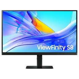 SAMSUNG Монитор 27" S27D804UAI, 16:9, IPS, UHD, 5ms, 350cd, 60Hz, HDMI, DP, USB, USB-C, LAN, HAS