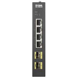 D-LINK Коммутатор DIS-100G-6S DIS-100G-6S/A 4x1Гбит/с 2SFP неуправляемый