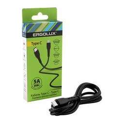 ERGOLUX (15201) ELX-CDC06-C02 Type C-Type C 5А 80Вт 1.2м Черный