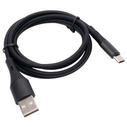 CABLEXPERT (22827) CC-USB2S-AMCM-1M-V, AM/Type-C, 3А, 18Вт, QC3.0, силиконовый, медь, 1м, фиолетовый, пакет