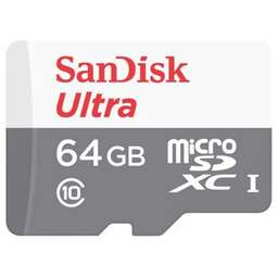 SANDISK BY WESTERN DIGITAL Карта памяти MICRO SDXC 64GB UHS-I SDSQUNR-064G-GN3MN SANDISK