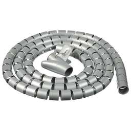 BURO Кабельный органайзер BHP CG252S Spiral Hose 25x2000mm Silver