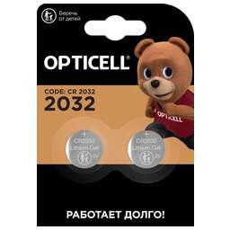 OPTICELL Батарея Professional 2032 CR2032 (2шт) блистер