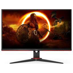 AOC 27" Монитор Gaming 27G2SAE, 1920x1080, VA, 165Гц, 2хHDMI, 1хDP, черный/красный