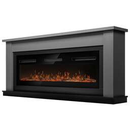 ELECTROLUX Каминокомплект: Очаг Infinity EFP/P-1600ULS N, портал Canto Long графит, черный
