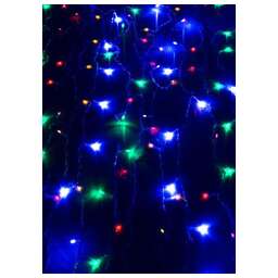 КОСМОС KOC_CUR-V106 Занавес1,5*1,5 м- RGB, 8функ ,144led