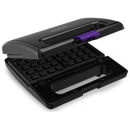 KITFORT Вафельница КТ-3611 800Вт черный/фиолетовый