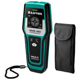 KRAFTOOL GMS-120, ЖК дисплей, универсальный детектор проводки (45298)