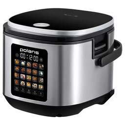 POLARIS Мультиварка IQ Home PMC 0597, 1050Вт, серебристый