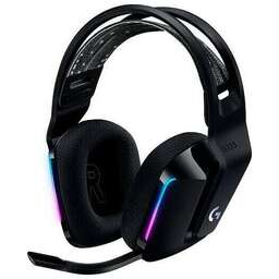 LOGITECH Наушники с микрофоном G733 Lightspeed черный накладные Radio оголовье (981-000867)